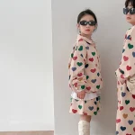 【90-150】ハート姉妹兄弟コーデ セットアップ - 画像 (16)