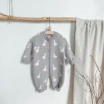 【66-100】アヒル柄 オールインワン - 画像 (4)