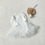【66-90】 リボン チュール ワンピース - 画像 (16)