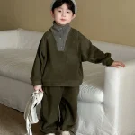 【80-150】 フリースボタン付き セットアップ - 画像 (6)