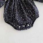 【66-140】 リボン 小花柄 ロンパース or ワンピース - 画像 (15)