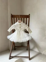 【66-90】 リボン チュール ワンピース - 画像 (15)