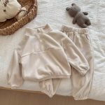 【73-120】 あったか トップス+パンツ セットアップ - 画像 (6)