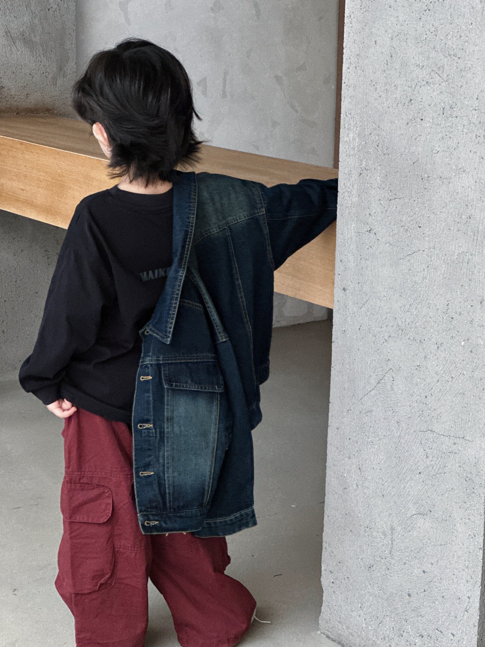 【90-150】カジュアル ゆったり ボトムス パンツ - 画像 (5)