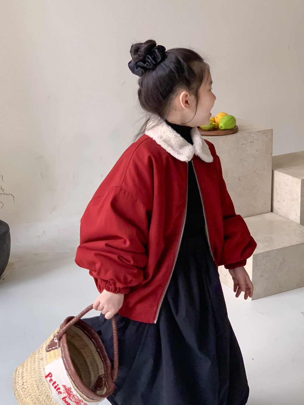 【90-150】新作 厚手 無地 ジャケット - 画像 (6)