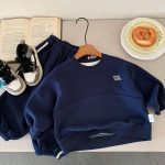 【73-120】 シンプル トレーナー+パンツ セットアップ - 画像 (5)