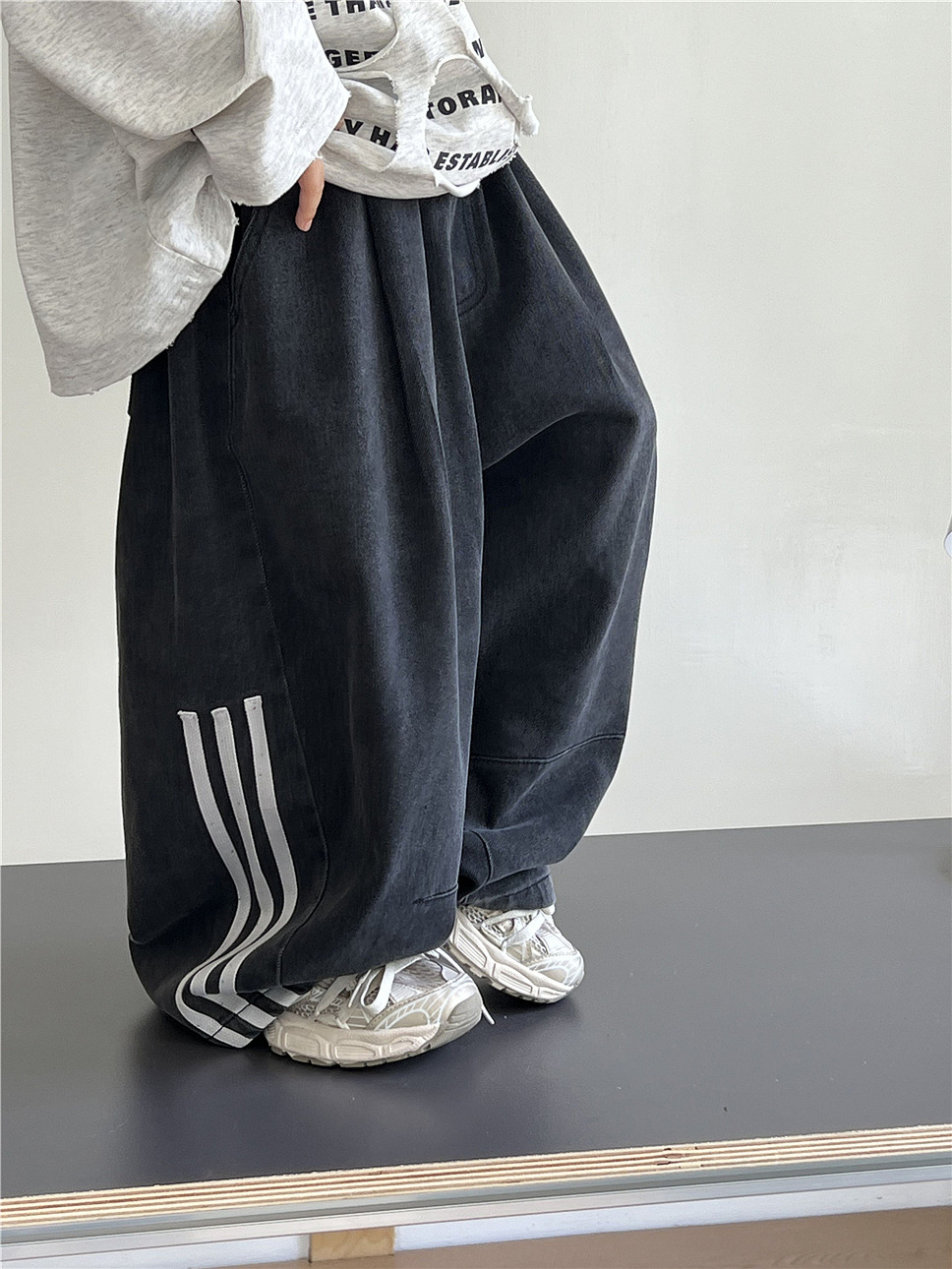 【100-150】スポーティ ゆったり ボトムス パンツ