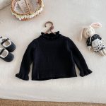 【66-90】 ボア リボン 刺繍 ロンパース - 画像 (3)