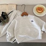 【73-120】 シンプル トレーナー+パンツ セットアップ - 画像 (6)