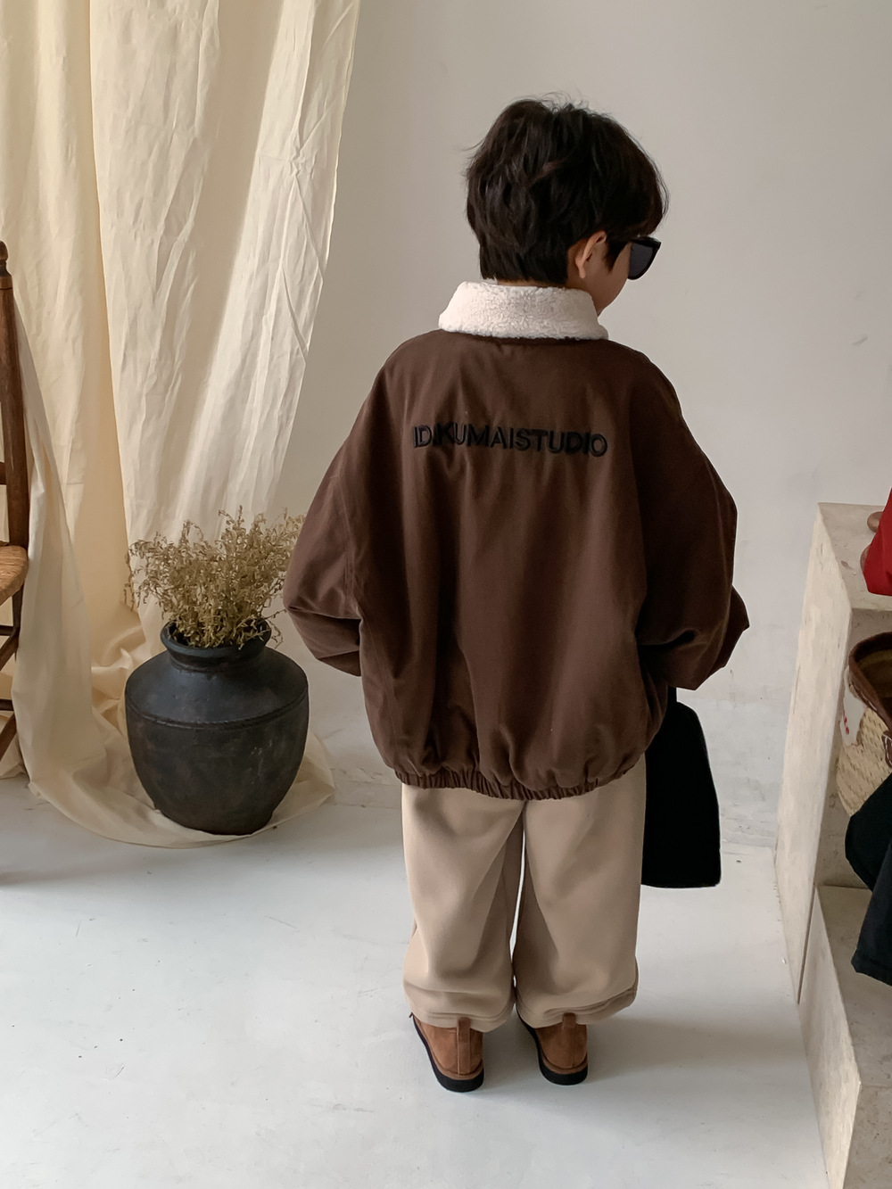 【90-150】新作 厚手 無地 ジャケット - 画像 (8)