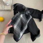 【90-140】 レイヤード あったか POLOネック アウター - 画像 (4)