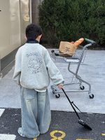 【90-160】 カジュアル ゆったり トレーナー - 画像 (3)