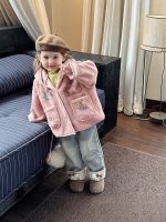 【73-120】秋 ふわふわ フード付き アウター - 画像 (5)