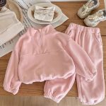 【73-120】 あったか トップス+パンツ セットアップ - 画像 (5)