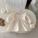 【66-110】 肩フリル ワンピース or ロンパース - 画像 (9)
