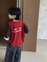 【100-150】 カジュアル 切り替え トップス - 画像 (6)