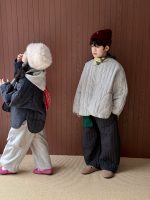 【90-150】ナチュラル 動きやすい 中綿ジャケット - 画像 (3)