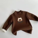 【73-120】 動物柄 裏起毛 トップス - 画像 (7)