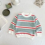 【66-100】ボーダー セーター OR サロペット ロンパース - 画像 (6)