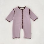 【66-90】 スカラップ 裏起毛 カバーオール - 画像 (10)