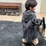 【80-150】 フード付き ロング アウター - 画像 (9)