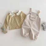 【73-120】 ポケット付き シンプル サロペット - 画像 (11)