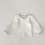 【66-110】 ノーカラーor小花柄 インナーシャツ - 画像 (8)