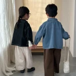 【80-150】 ポケット付き デニム アウター - 画像 (15)