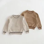 【80-130】 フロントポケットコーデュロイ サロペット OR セーター - 画像 (8)