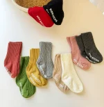 【GOODS】 シンプル カラーデザイン ソックス - 画像 (8)