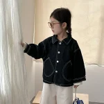 【80-150】 ポケット付き デニム アウター - 画像 (8)