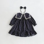 【66-140】 リボン 小花柄 ロンパース or ワンピース - 画像 (17)
