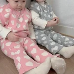 【80-120】ハート ベスト + パンツ セットアップ - 画像 (3)