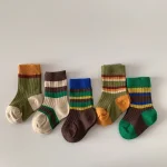【GOODS】 カラー切り替え ボーダー ソックス - 画像 (11)