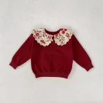 【66-100】 刺繍 襟 トップス - 画像 (14)