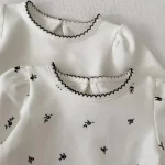 【66-110】 ノーカラーor小花柄 インナーシャツ - 画像 (19)