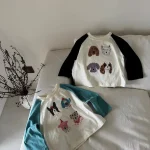 【80-150】 犬柄 Tシャツ - 画像 (3)