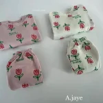 【73-120】 チューリップ柄 セットアップ - 画像 (2)