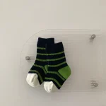 【GOODS】 韓国風 ボーダー ソックス - 画像 (8)