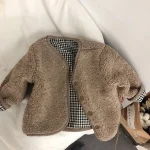 【80-130】 チェック リバーシブルジャケット - 画像 (3)