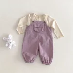 【73-120】 ポケット付き シンプル サロペット - 画像 (8)