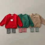 【73-100】 クリスマスロゴ 厚さ トレーナー - 画像 (4)