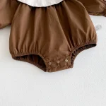 【66-100】 丸襟 ワンピース or ロンパース - 画像 (15)