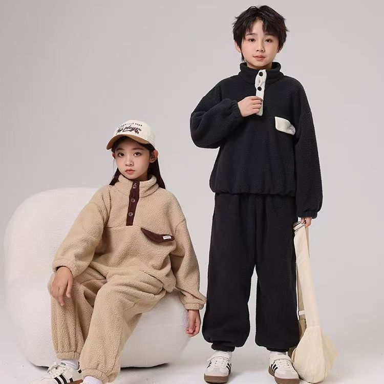 【90-160】ふわふわ トップス+パンツ セットアップ ルームウェア - 画像 (3)