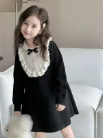 【90-150】 ブラック ワンピース - 画像 (7)