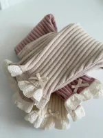 【73-110】レース リボン リブ レギンス - 画像 (9)