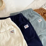 【80-120】 シンプルコーデュロイ パンツ - 画像 (11)