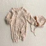 【66-90】ボンボン付き 花柄 オールインワン - 画像 (7)