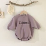 【66-90】 英字 ロンパース - 画像 (3)