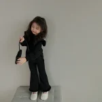 【90-140】ビッグ襟 カジュアル セットアップ - 画像 (4)